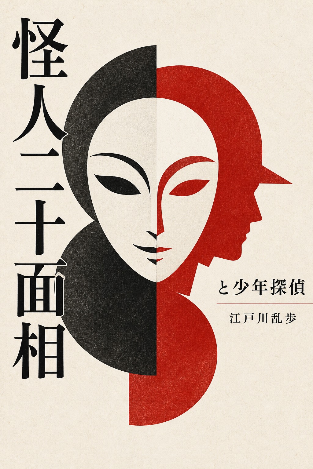 怪人二十面相 — 表紙